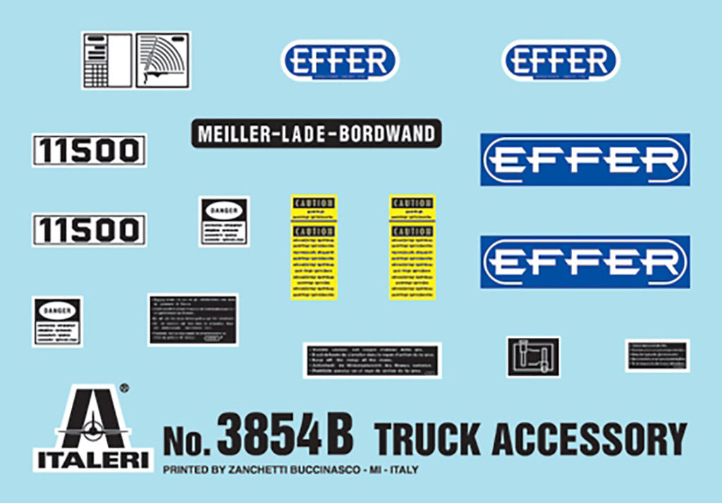 Italeri 1:24 Truck Accessoires Set - 3854