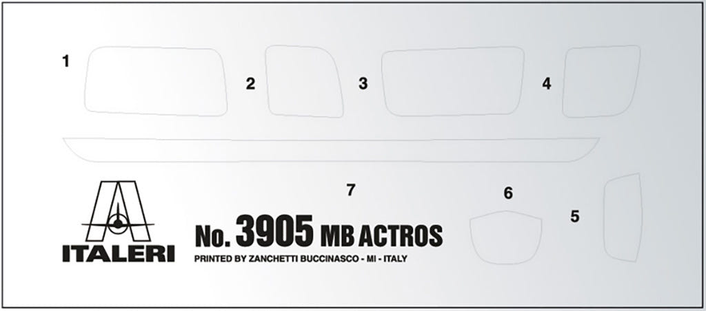 Italeri 1:24 MB Actros MP4 GigaSpace - 3905