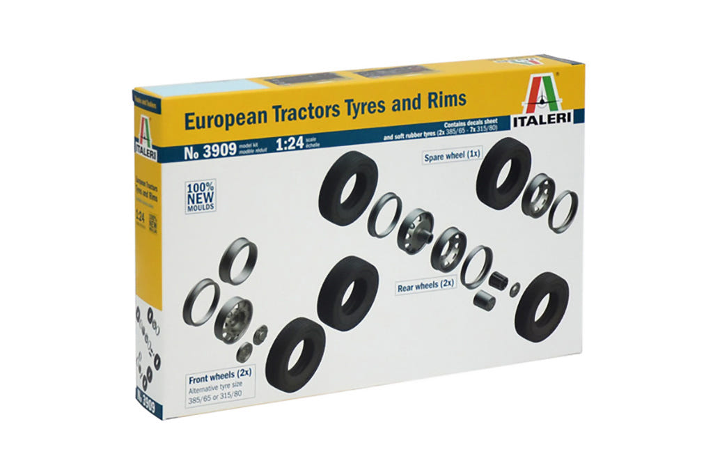 Italeri 1:24 European Tyres and Rims - 3909