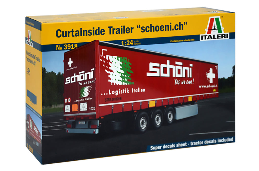 Italeri 1:24 Curtain Sided Trailer - 3918