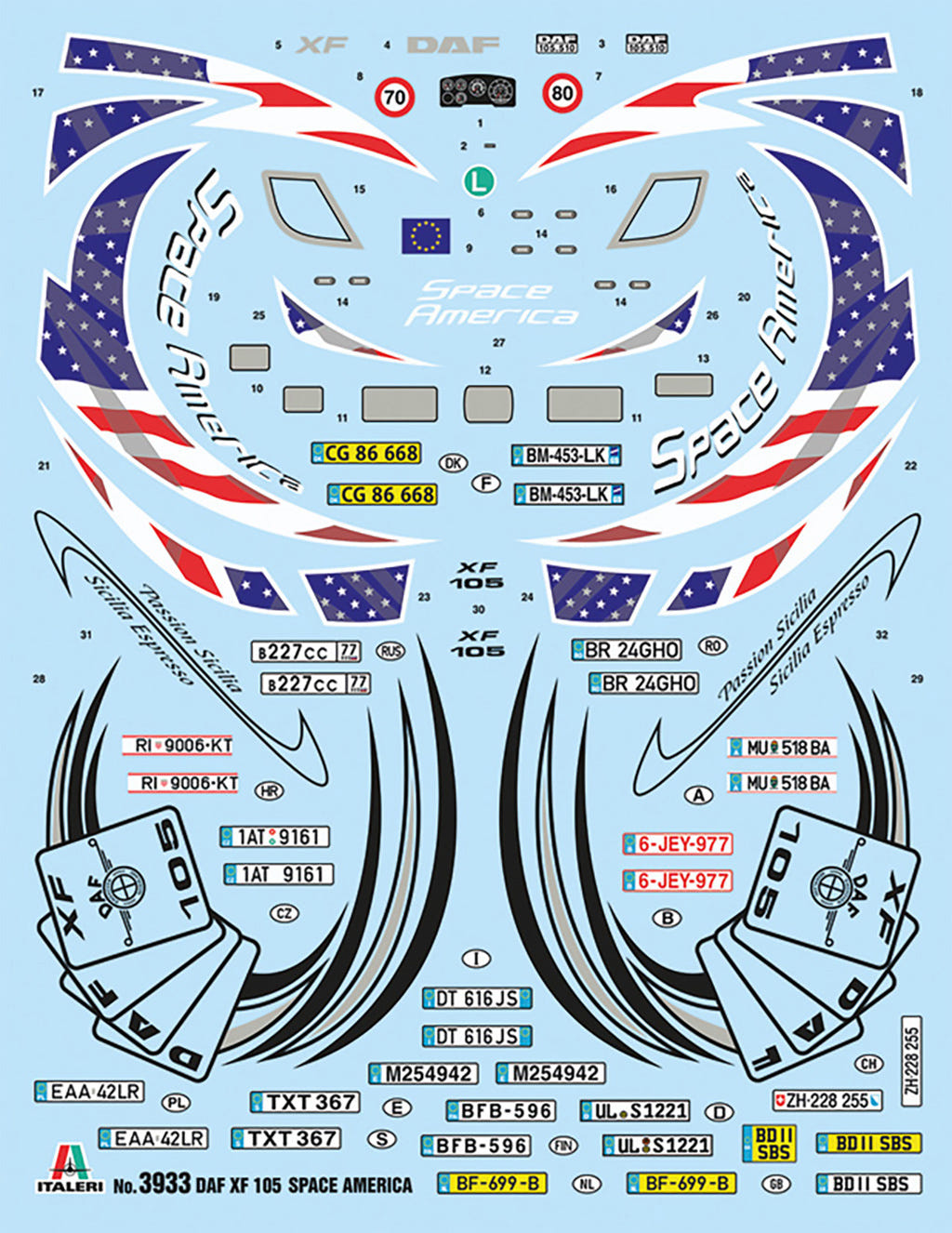 Italeri 1:24 DAF XF-105 "Space America" - 3933