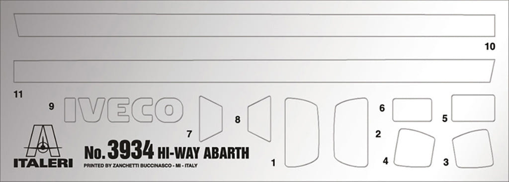Italeri 1:24 IVECO E5 Hi-Way "Abarth" - 3934