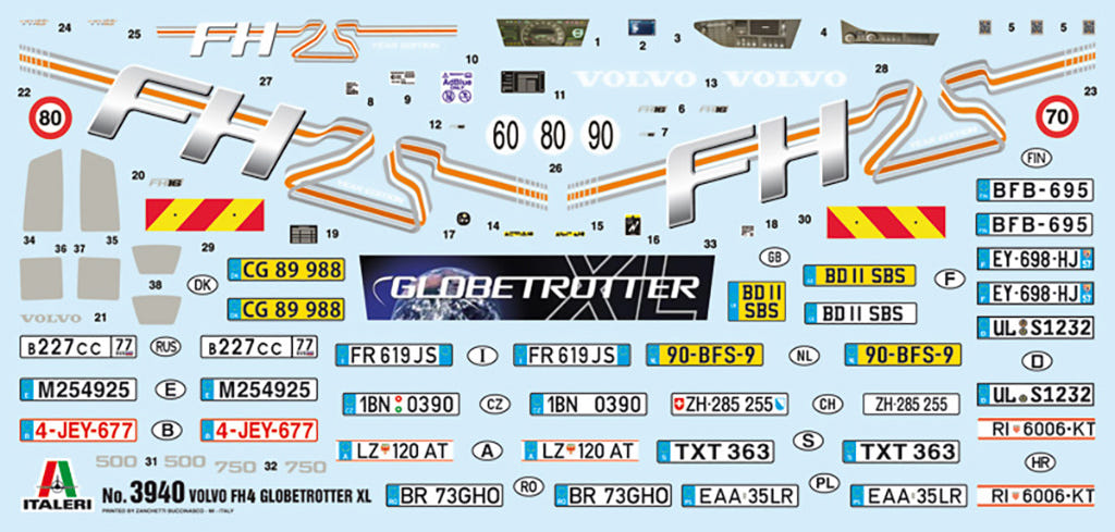 Italeri 1:24 Volvo FH16 Globetrotter XL - 3940