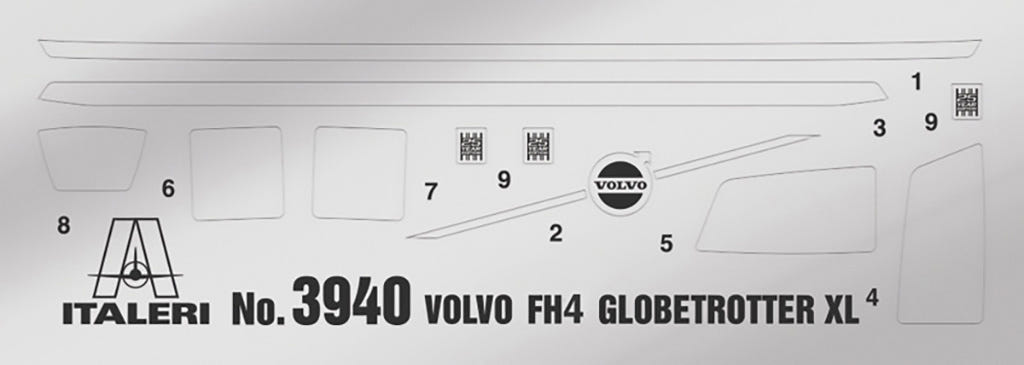Italeri 1:24 Volvo FH16 Globetrotter XL - 3940