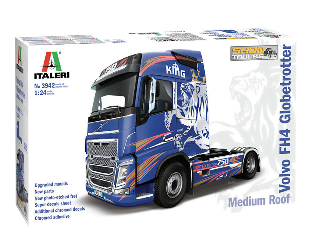 Italeri 1:24 Volvo FH 16 Globetrotter - medium roof - 3942