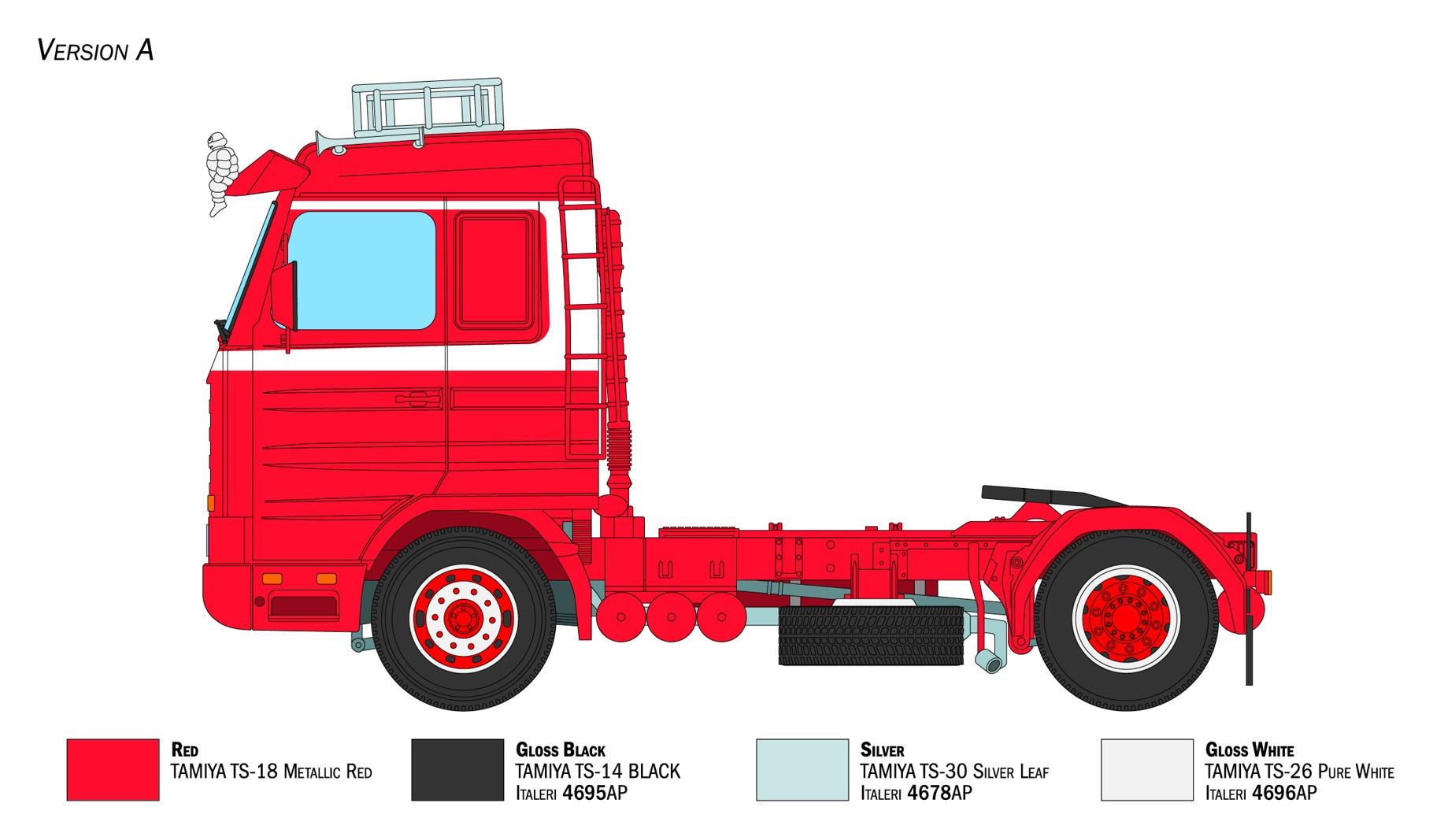 Italeri 1:24 Scania R143 M500 Streamline 4x2 - 3950
