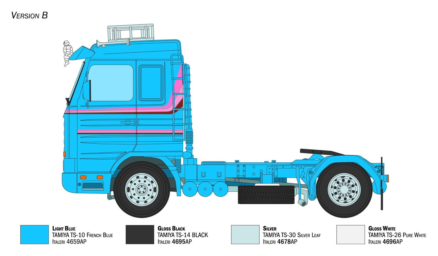 Italeri 1:24 Scania R143 M500 Streamline 4x2 - 3950