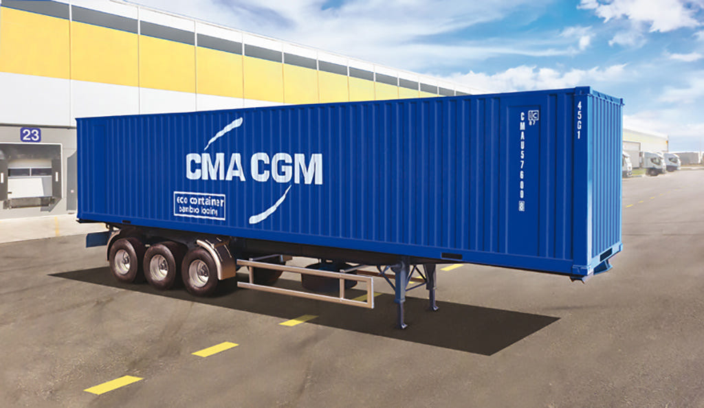 Italeri 1:24 40’ Container Trailer - 3951