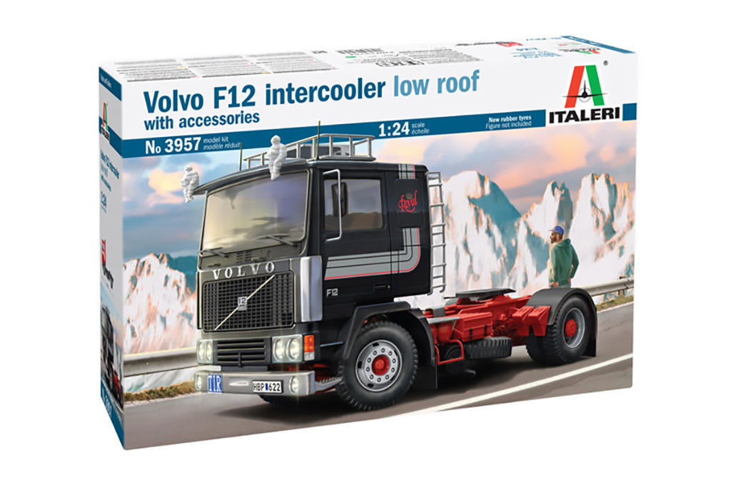 Italeri 1:24 Volvo F-12 Intercooler (Low Roof) with accessories - 3957