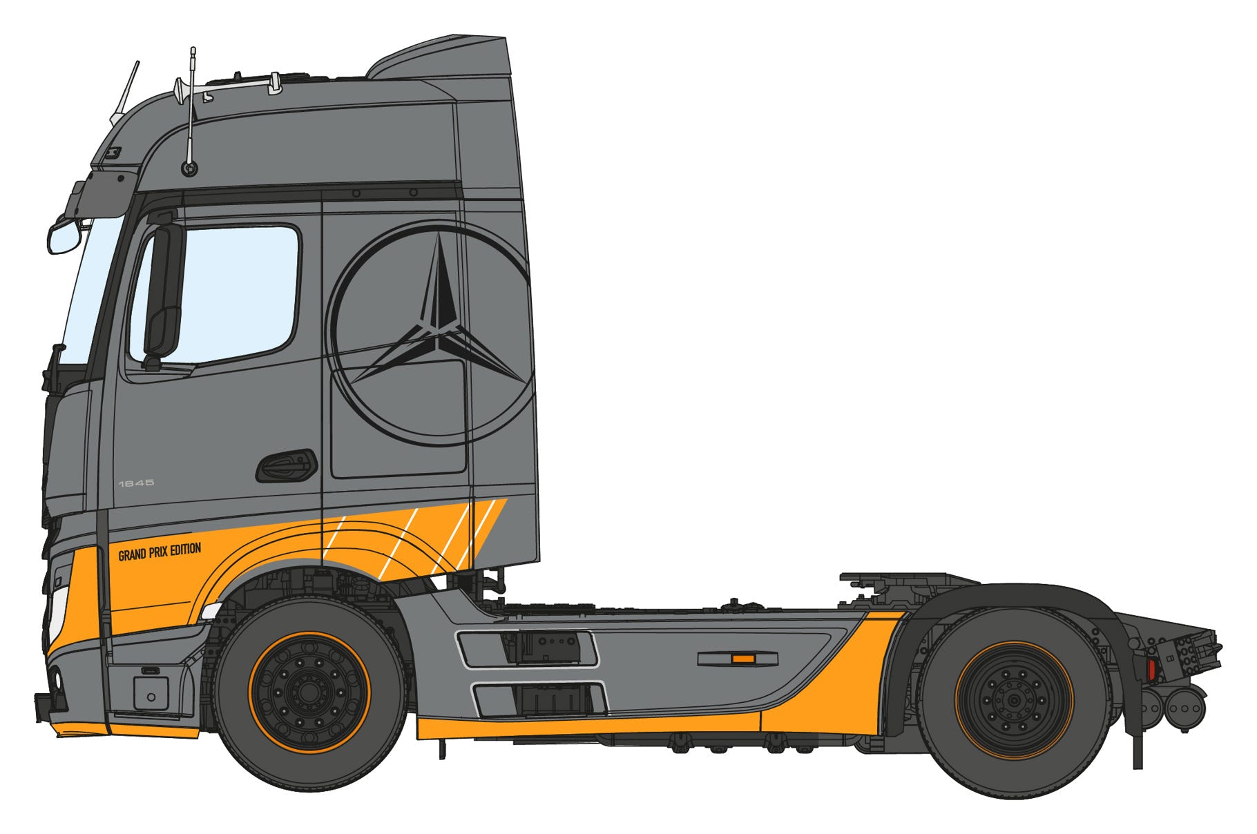 Italeri 1:24 Mercedes-Benz Actros MP4 Big Space Grand Prix Edition - 3968