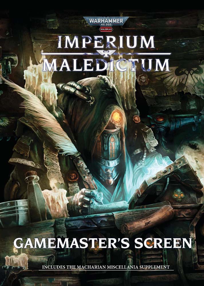 Warhammer 40,000 Roleplay: Imperium Maledictum Gamemaster's Screen - Loaded Dice Barry Vale of Glamorgan CF64 3HD