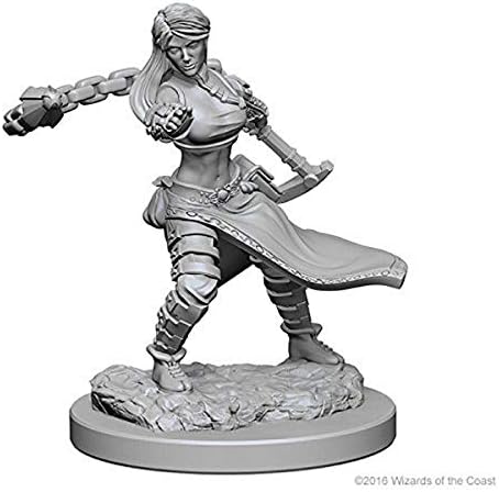 Human Female Monk: D&D Nolzur's Marvelous Unpainted Miniatures (W1) - Loaded Dice