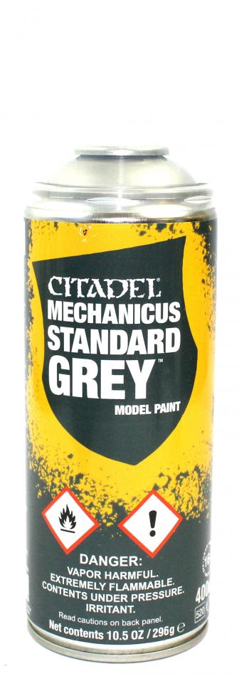 Citadel Mechanicus Standard Grey Spray Paint 400ml - Loaded Dice Barry Vale of Glamorgan CF64 3HD