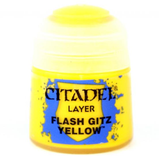 Citadel Layer: Flash Gitz Yellow 12ml - Loaded Dice Barry Vale of Glamorgan CF64 3HD