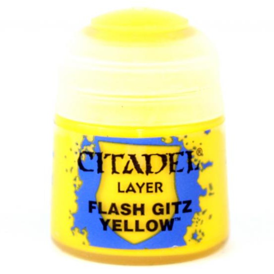 Citadel Layer: Flash Gitz Yellow 12ml - Loaded Dice