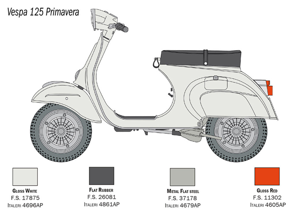 Italeri 1:9 Vespa 125 Primavera - 4633