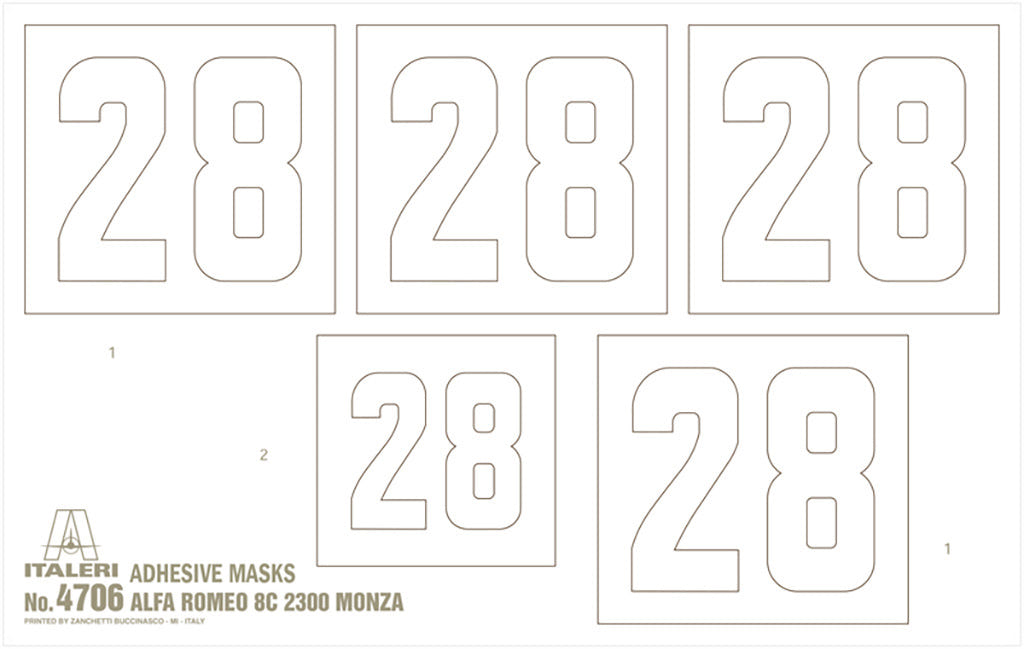 Italeri 1:12 Alfa Romeo 8C 2300 "Monza" - 4706
