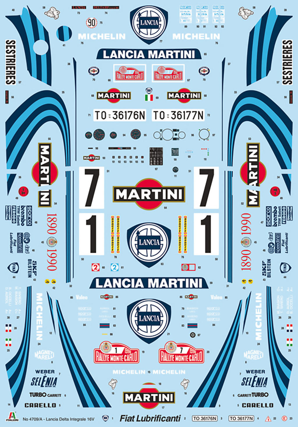 Italeri 1:12 Lancia Delta HF Integrale - 4709