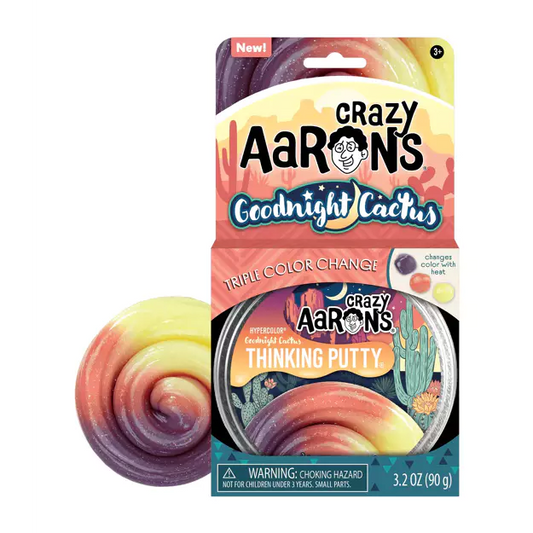 Crazy Aarons - Hypercolour Goodnight Cactus Thinking Putty - Loaded Dice
