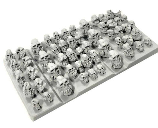 Green Stuff World 50x Resin ORK Skulls - Loaded Dice