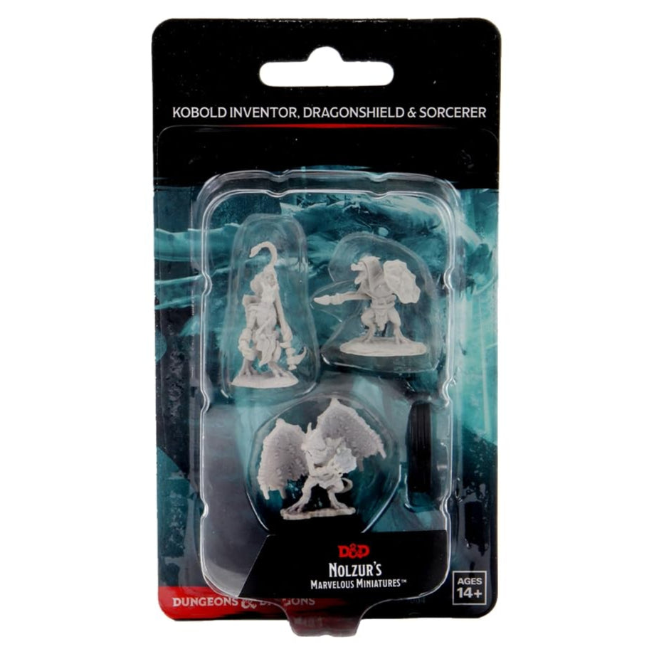 D&D Nolzurs Marvelous Miniatures: Kobold Inventor, Dragonshield & Sorcerer - Wave 12 - Loaded Dice