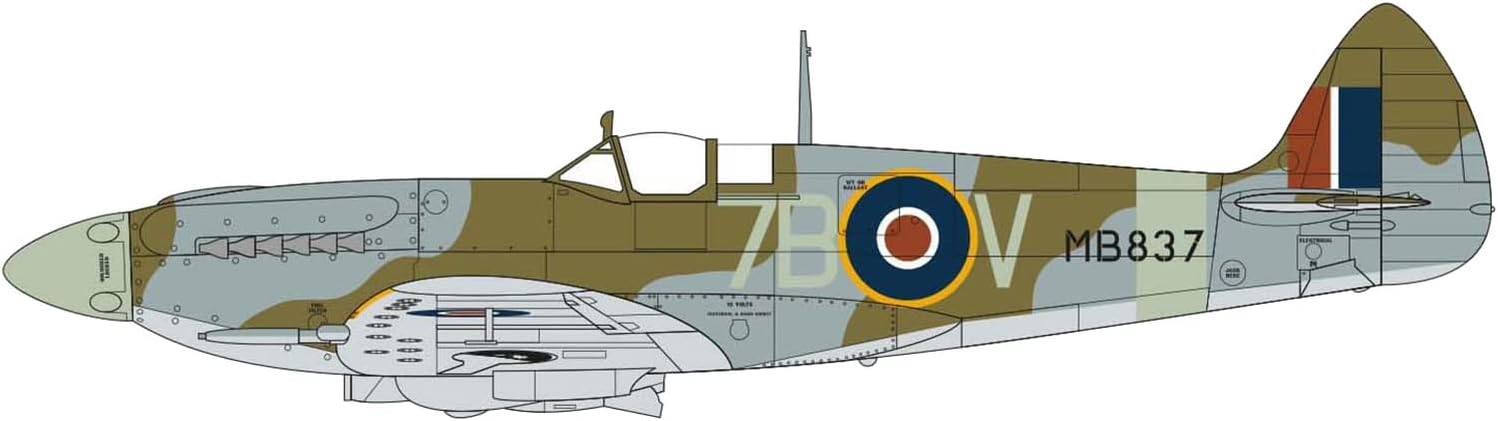 Supermarine Spitfire MkXII (1:48) - Loaded Dice Barry Vale of Glamorgan CF64 3HD