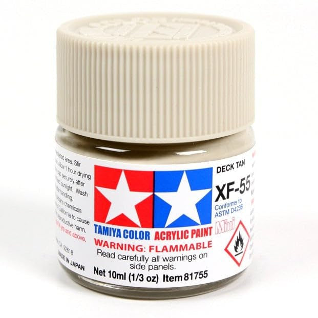 Tamiya Acrylic Paint Mini XF-55 Deck Tan - Loaded Dice