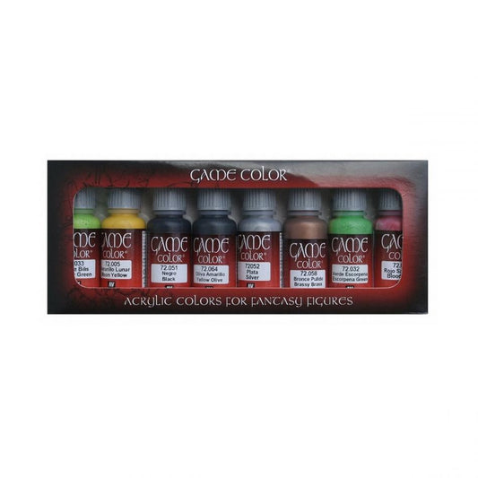 Vallejo Game Color - Orc & Goblins Colour Set (8) - Loaded Dice