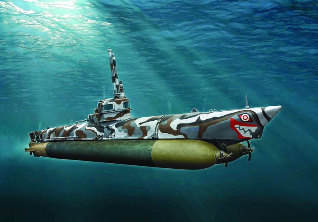Italeri 1:35 Biber Midget Submarine - 5609