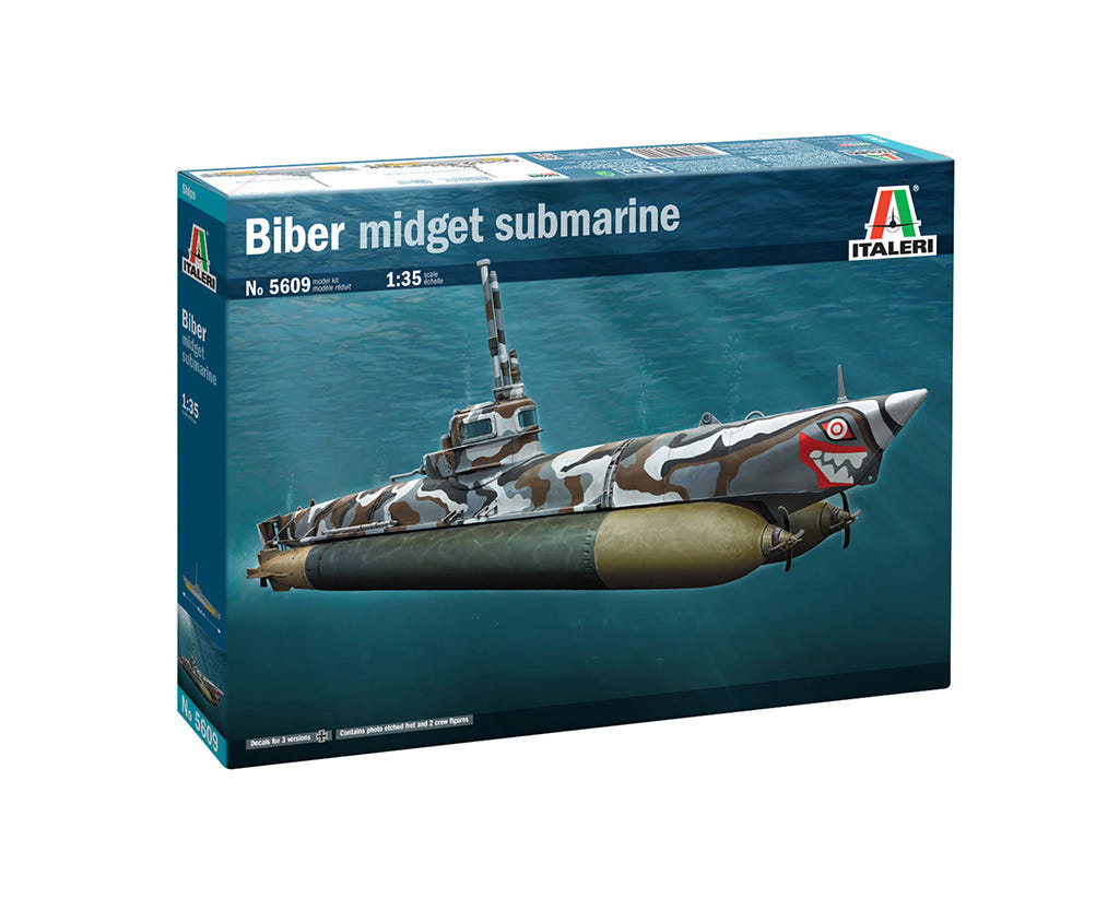 Italeri 1:35 Biber Midget Submarine - 5609