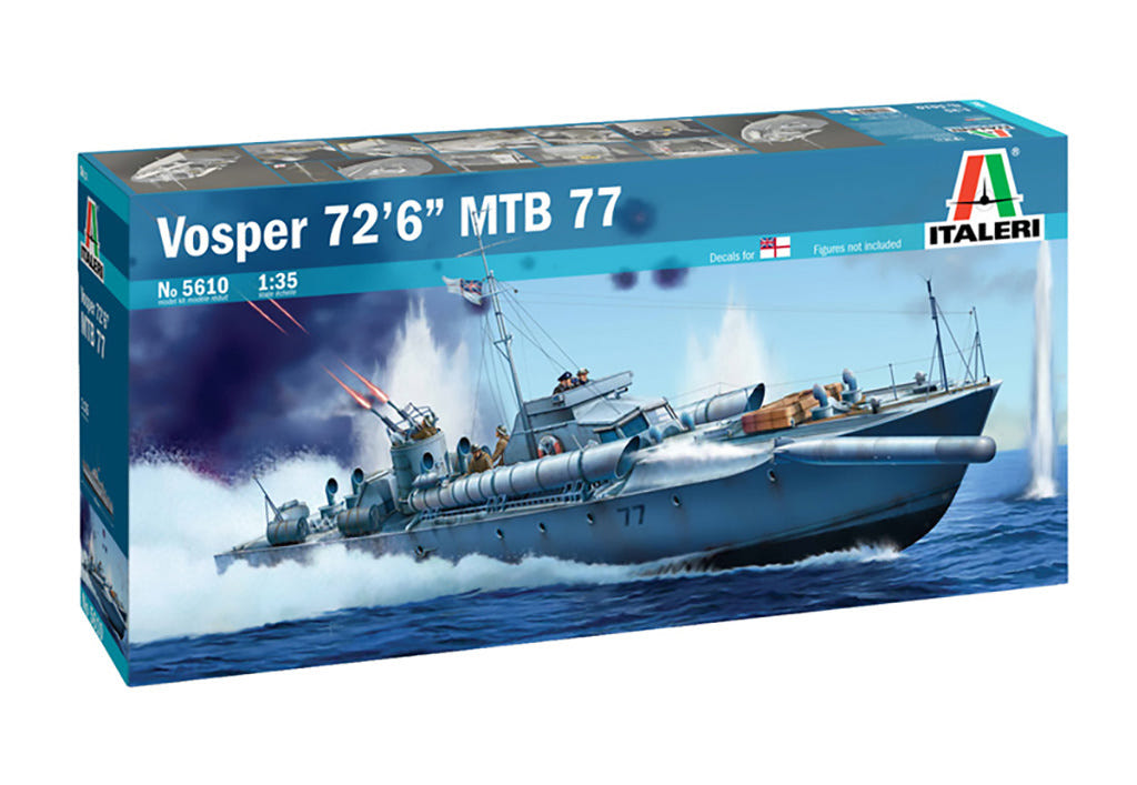 Italeri 1:35 Vosper 72''6' MTB 77 PRM Edition - 5610