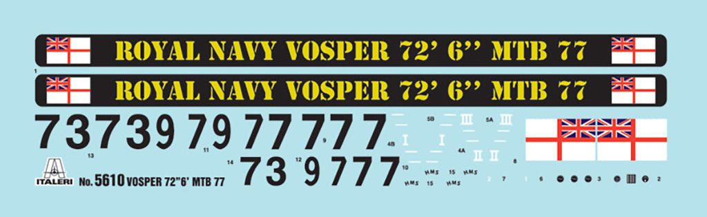Italeri 1:35 Vosper 72''6' MTB 77 PRM Edition - 5610