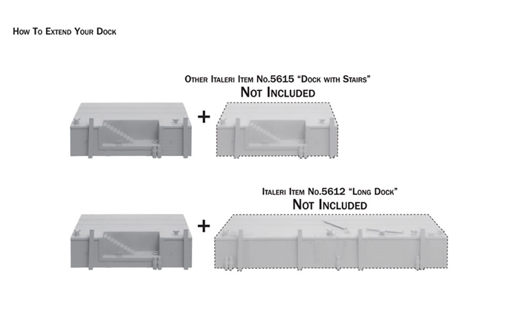 Italeri 1:35 Dock with Stairs - 5615