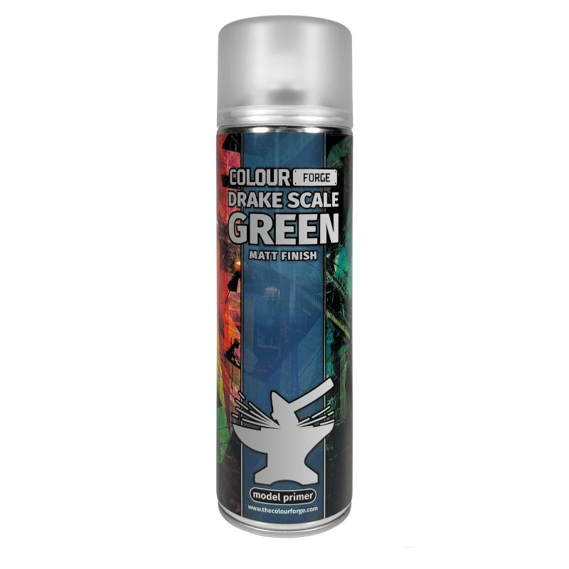 Colour Forge Drake Scale Green Spray Paint (500ml) - Loaded Dice Barry Vale of Glamorgan CF64 3HD
