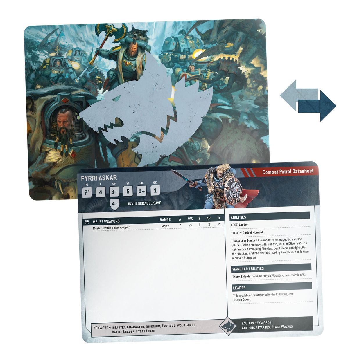 Datasheet Cards: Space Wolves - Loaded Dice