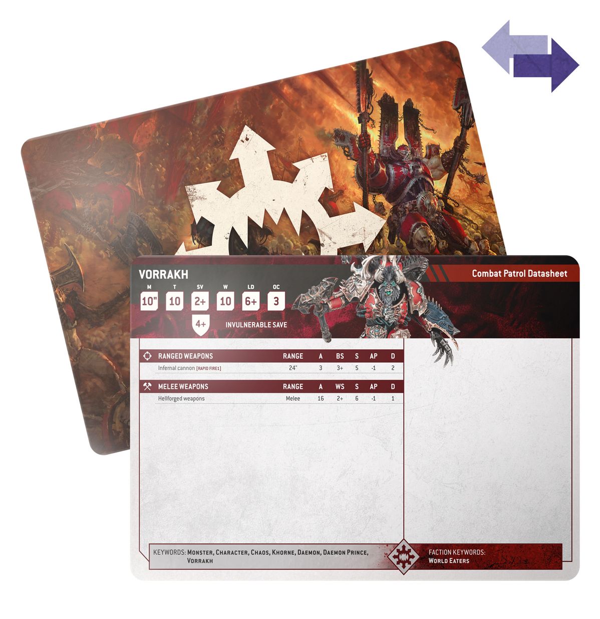 Datasheet Cards: World Eaters - Loaded Dice
