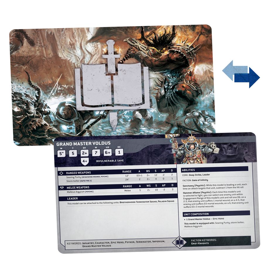 Datasheet Cards: Grey Knights - Loaded Dice