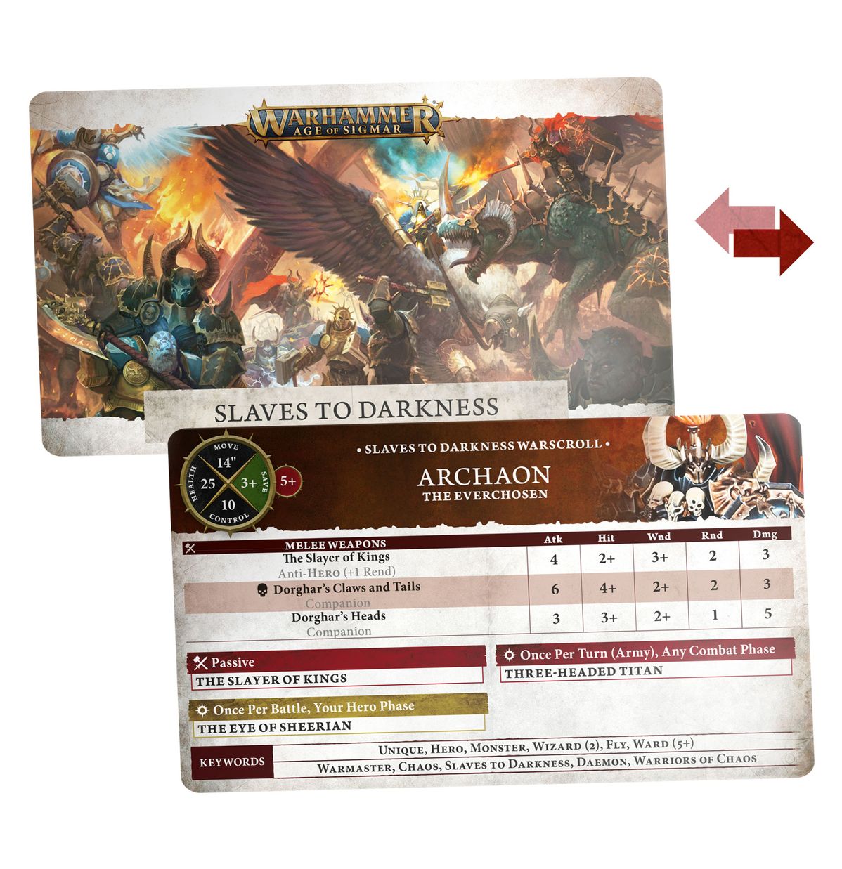 Warscroll Cards: Slaves to Darkness - Loaded Dice