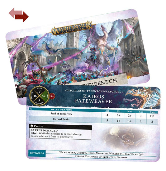 Warscroll Cards: Disciples of Tzeentch - Loaded Dice