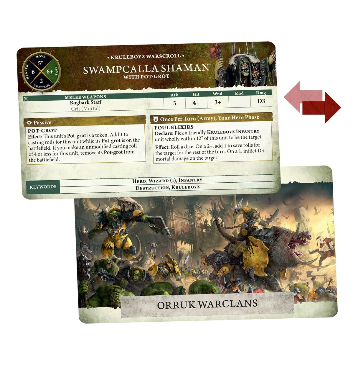 Warscroll Cards: Orruk Warclans - Loaded Dice