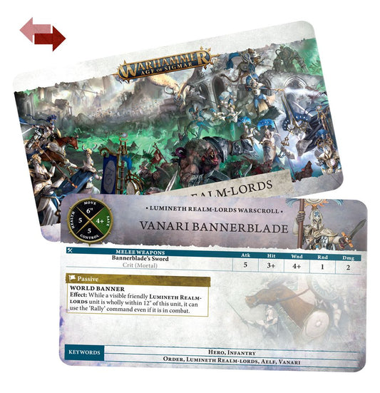 Warscroll Cards: Lumineth Realmlords - Loaded Dice