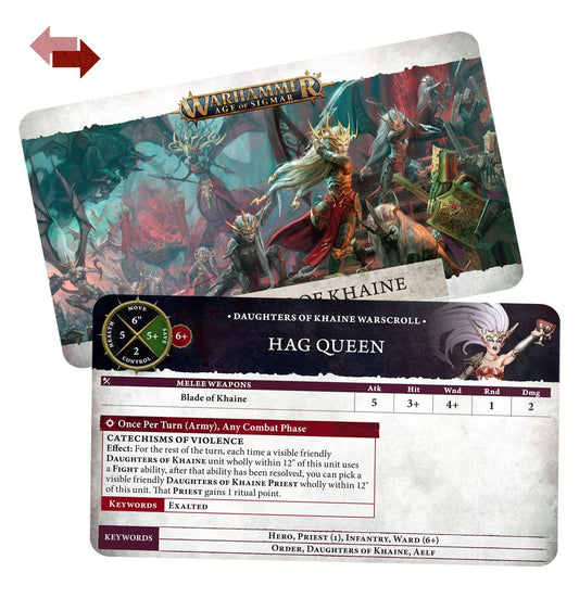 Warscroll Cards: Daughters of Khaine - Loaded Dice