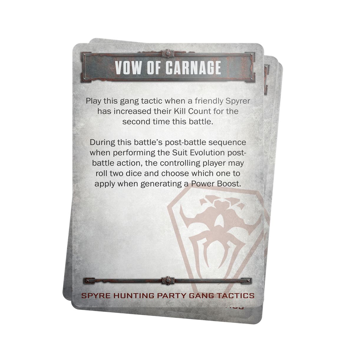 Necromunda: Spyre Hunting Party Gang Cards - Loaded Dice