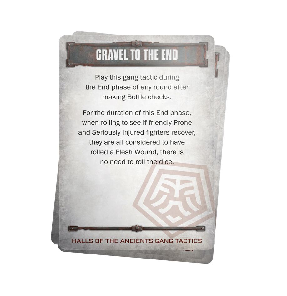 Necromunda: Halls of the Ancients Tactics Cards - Loaded Dice