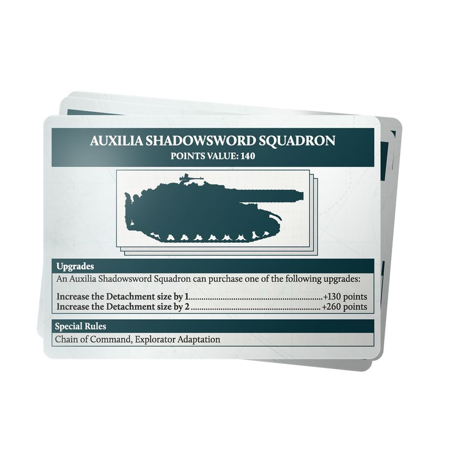 Legions Imperialis: Devastation of Tallarn Army Cards - Loaded Dice