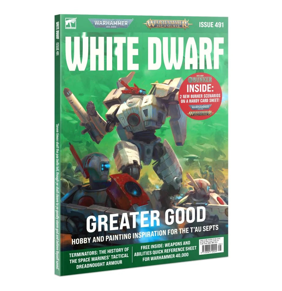 White Dwarf 491 (August 2023) - Loaded Dice Barry Vale of Glamorgan CF64 3HD
