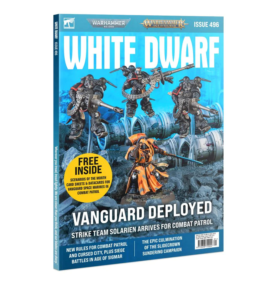 White Dwarf 496 (January 2024) - Release Date 19/1/24 - Loaded Dice Barry Vale of Glamorgan CF64 3HD