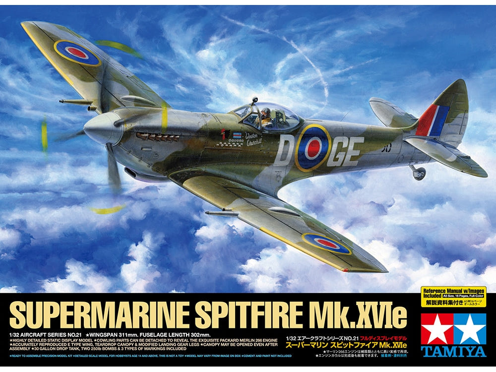 Tamiya 1/32 Spitfire Mk XVIe - Loaded Dice