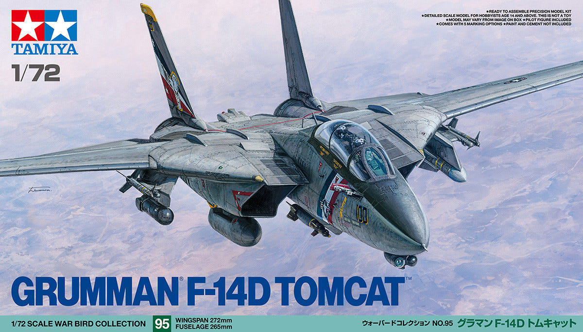 Tamiya 1:72 Grumman F-14D Tomcat - 60795