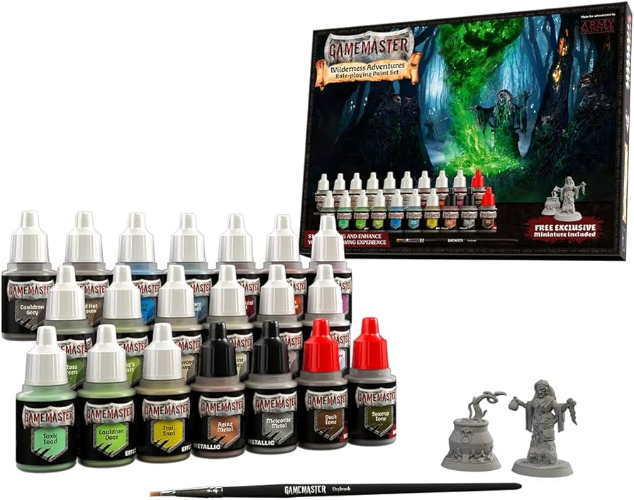Gamemaster: Wilderness Adventures Paint Set - Loaded Dice